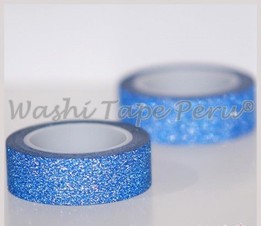 GLITTER TAPE AZUL -C