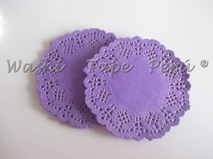 Papel decorativo circular Morado