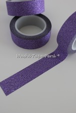 GLITTER TAPE MORADO- J