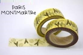 Washi Tape Angoo Paris Yellow