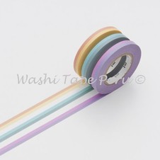 Washi Tape 2  tonos pack 3 unidades