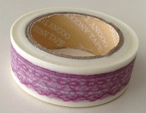 Washi Tape Angoo encaje morado