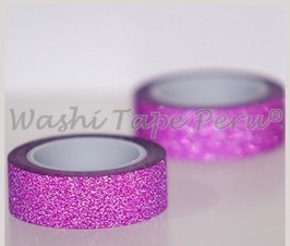 GLITTER TAPE FUCSIA-I