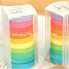 Masking Tape Rainbow Set pack 10 unidades