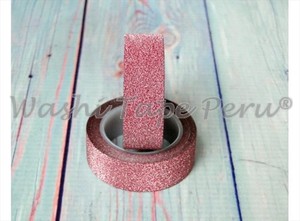 GLITTER TAPE PALO ROSA-H